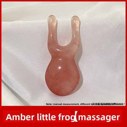 Facial gua sha and tendon-striking stick