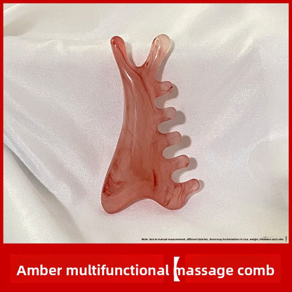 Facial gua sha and tendon-striking stick