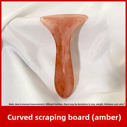 Facial gua sha and tendon-striking stick